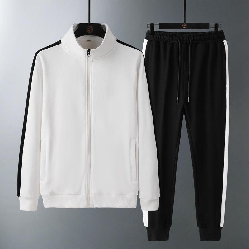 Men's 2025 Cotton Tracksuit: Breathable Long Sleeve Fashion Jacket & Casual Running Top