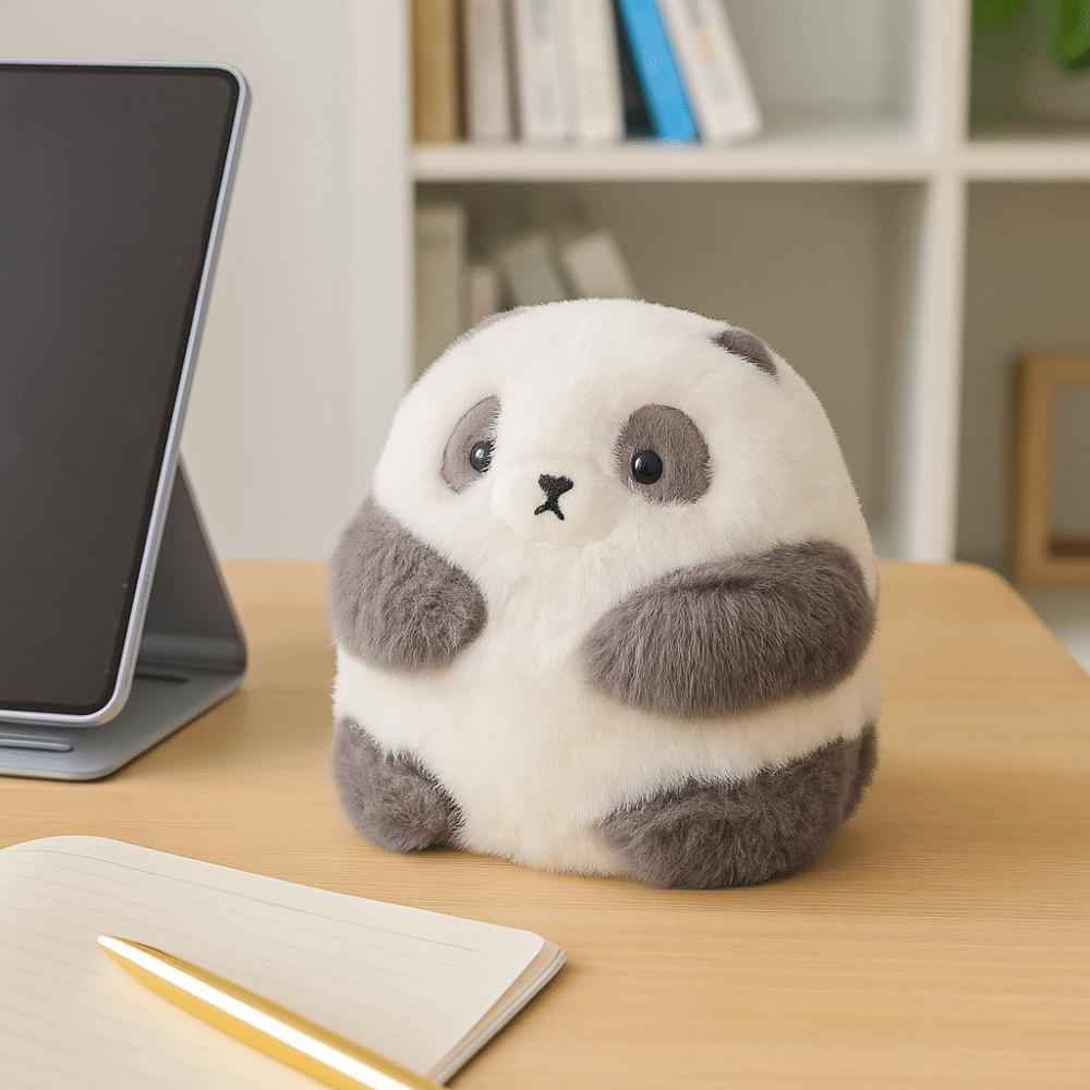 Plastic Capybara Plush Toy Model Handmade Panda Rocking Toy  Birthday Cake Decor