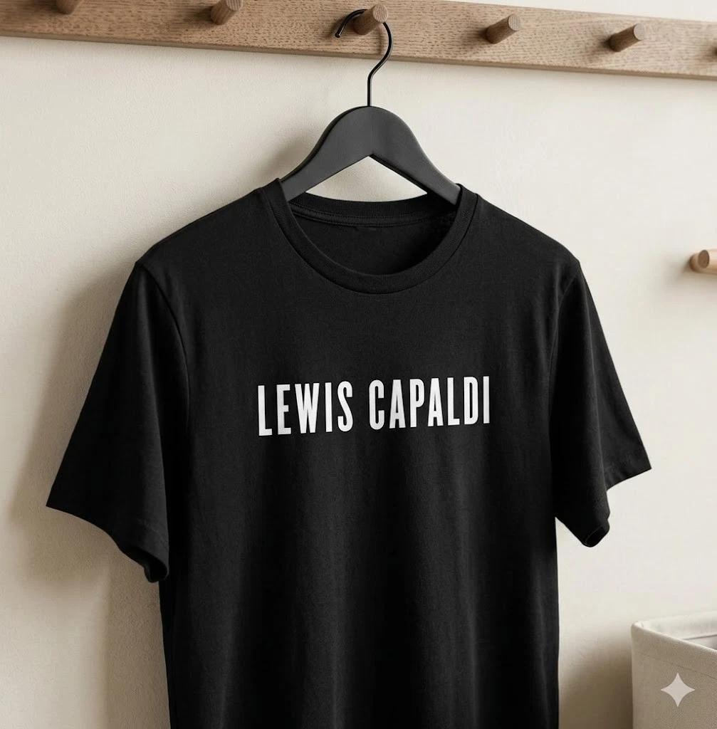 Unisex Adult Casual Music Lewis Capaldi Logo T-Shirt Minimalist Mus... XXXXL