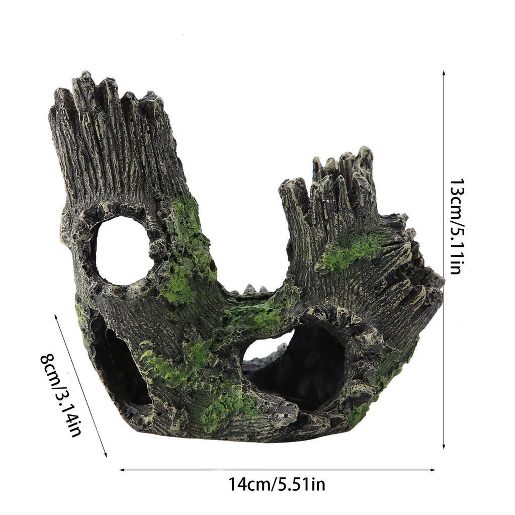 Aquarium Driftwood Decoration Artificial Resin Tree Trunk for Fish Tank Ornaments