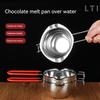 Bakeware Wax Candle Candy Melts Chocolate Double Boiler Metal Stainless Steel Chocolate Warmer Melting Bowl
