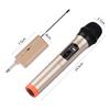 Ruční bezdrátový mikrofon UHF dynamický mikrofon s přenosným mini přijímačem 6,35 mm kompatibilní se zástrčkou