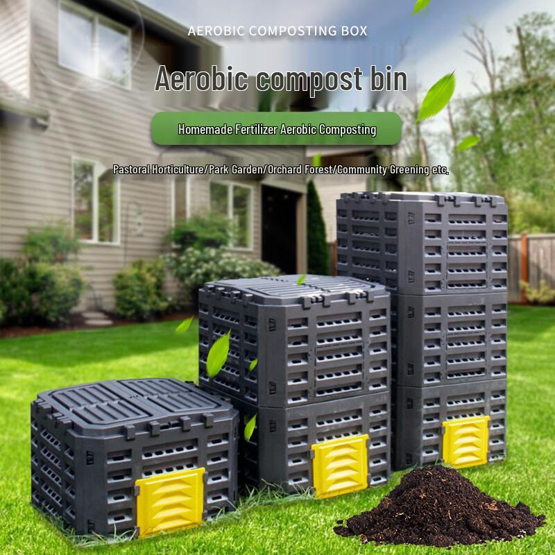 Outdoor Plastic Composting Bin