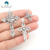 Mix 26 Stuks Kruis Bedel Vintage Zinklegering Kruisen Hanger Religieuze Geloof Bedels Sieraden Onderdelen Maken Cruces Bisuteria