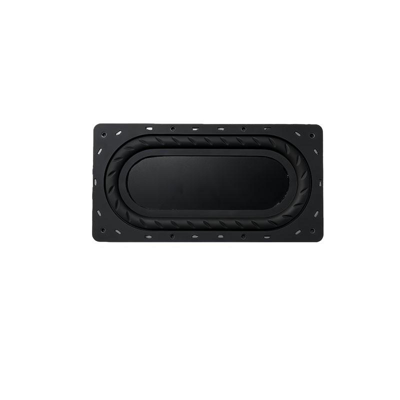 

5-6 Speaker Low-Frequency Radiator Diaphragm with Patterned Rubber Edge and Holes, 90x175MM Bass Vibration Plate