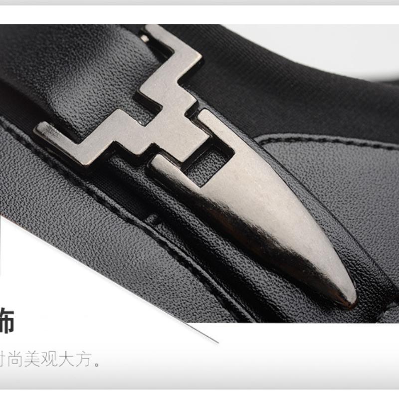 Fashion Men Formal Business Leather Fashion Slip on Moccasins Casual Shoes Man Party  Formal Dress Shoes Wedding Flats Zapatos Hombre 48