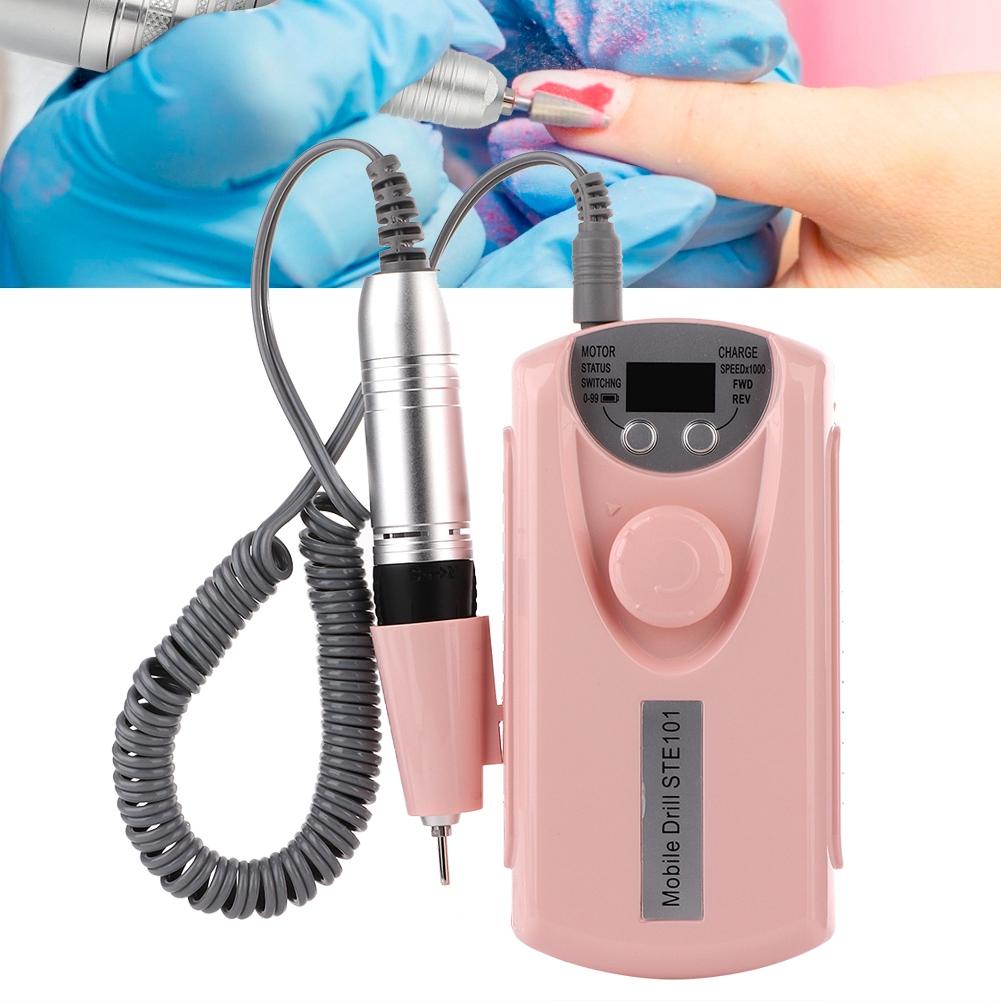 Portable Rechargeable Polisher Electric Nail Art Drill Pen Polish Manicure Machine