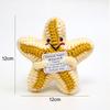 Positive Crochet Dog Doll With Affirmation Card Home Room Decoration Funny Handmade Plush Wool Doll Ornaments Christmas Gifts