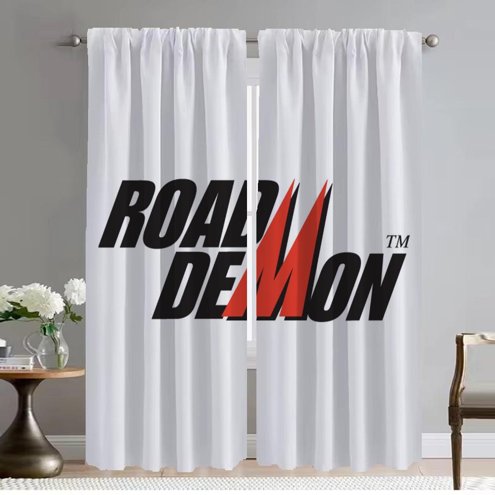 

Demons Racing Anti-mosquito Curtains for Living Room Halloween Decoration Home Interior Curtains 2 Pieces Shades Partition Child W50xH70cmx2pcs-CL