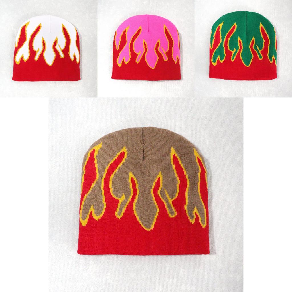 Street Style Knit Hat With Acrylic Material And Warmth For Autumn Outdoor Activities