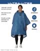 FROGG TOGGS Waterproof and Breathable Rain Adult and Youth One Size Ultra-lite2 Poncho, Sizes, Blue,