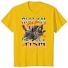 Unisexs Tshirt Rizz Em With The Tism Autism Racoon Print Tees Tops Retro Meme Print Clothes Funny Raccoon Meme Short Sleeve Tee