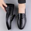 Genuine Leather Men Shoes Loafers Business Casual Leather Shoes Men Flat Shoes Comfortable Moccasins Men Footwear