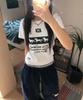 Ssobi B3 Semi-Crop Short Sleeve Tee [White]