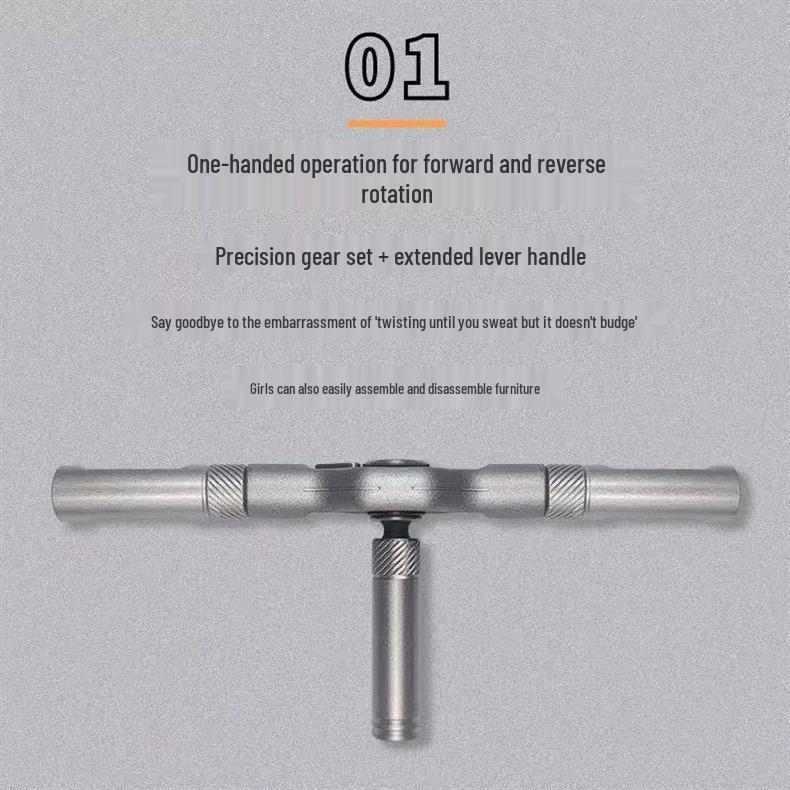 24-in-1 Multifunctional Ratchet Screwdriver Set with S2 Bits for Household Use