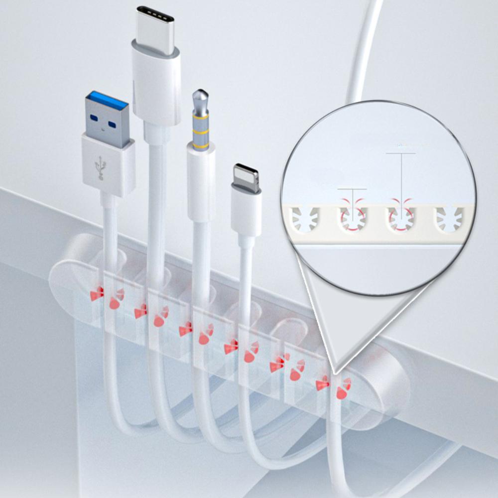 Butuc de viteze anti-alunecare Suport cablu autoadeziv Card de cablu Înfășurator de cablu Suport cablu Clip Manager cabluri desktop