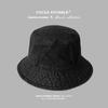 Spring and Autumn Hat Female Simple Denim Bucket Hat Small Shade Basin Hat Retro Casual Bucket Hat