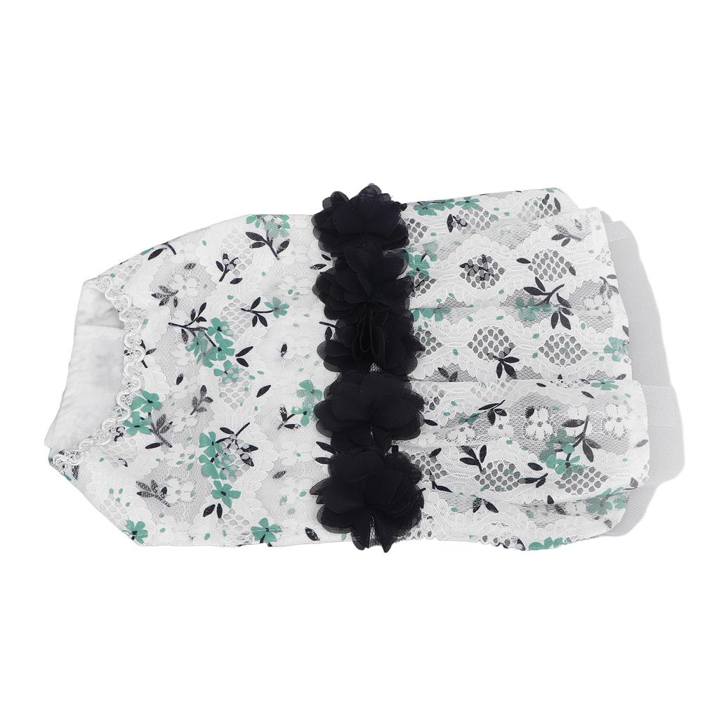 Cat Lace Dress Cute Flower Lightweight Fashionable Elegant Dog Skirt for Spring and Summer