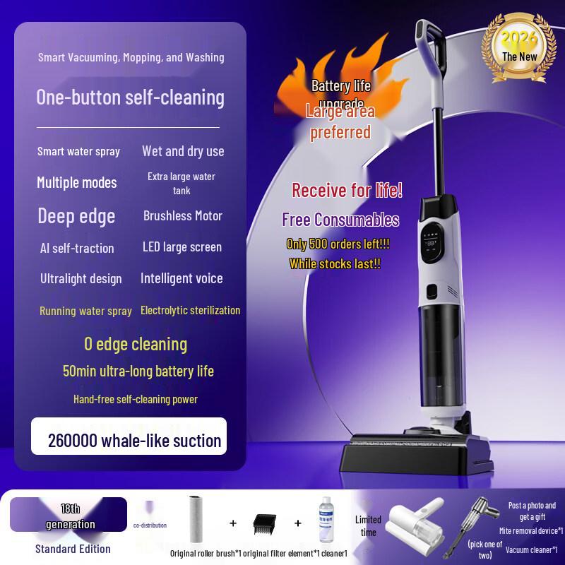 Ally 3-in-1 Robotic Floor Washer & Vacuum