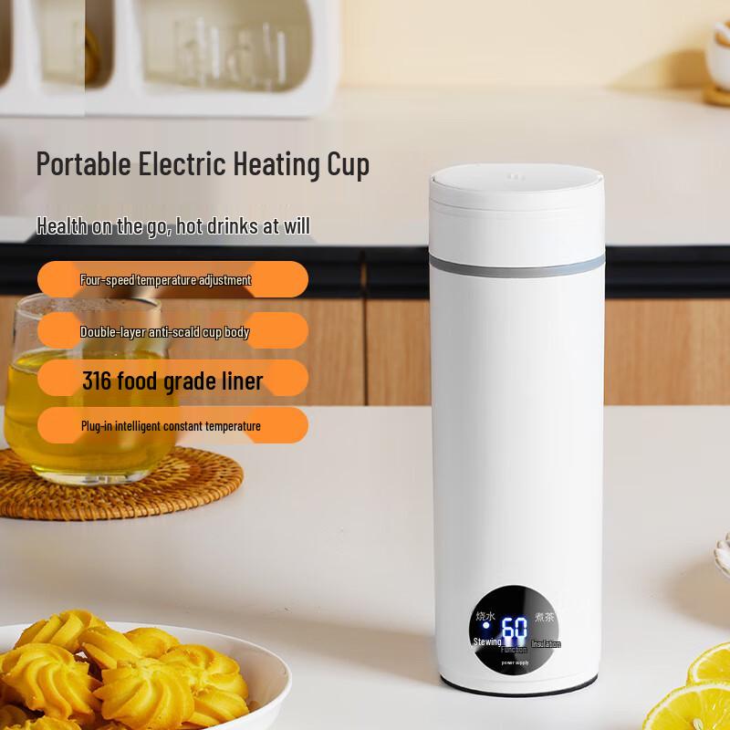 Portable Electric Travel Kettle with LED Display