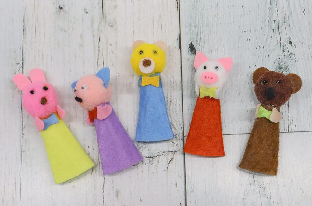 Castle Enterprise Traditionelles Fingerpuppen-Set 10-teilig (Kommerzielle Nutzung)