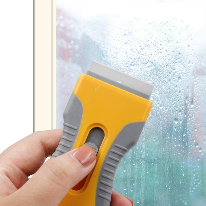 Unelte Esențiale pentru Folie Auto cu Răzuitor Mic pentru Sticlă și Decapant Plastic pentru Autocolante