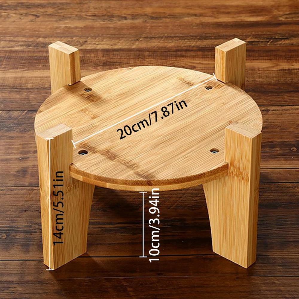 

Round Base Wooden Drinking Water Rack Drink Dispenser Stand Juice Can Drinking Water Dispenser Base For Restaurant Bar