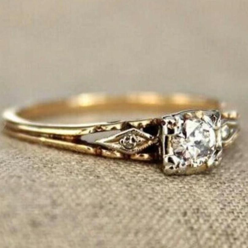 Trendy European & American Retro-Exaggerated Simple Ladies' Rings
