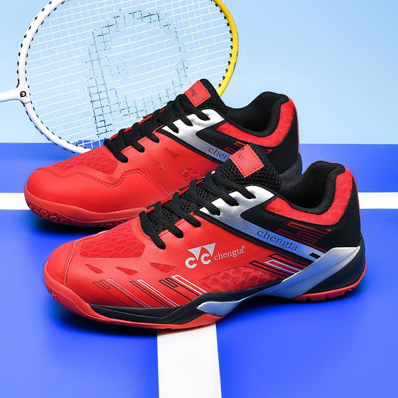 Badminton shoes men's and women's casual table tennis shoes new breathable cushioning competition training tennis shoes
