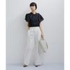 et Rope Blouse sheer blouse for white [Adam Femme] <SET item> Multi-frill women, (10)