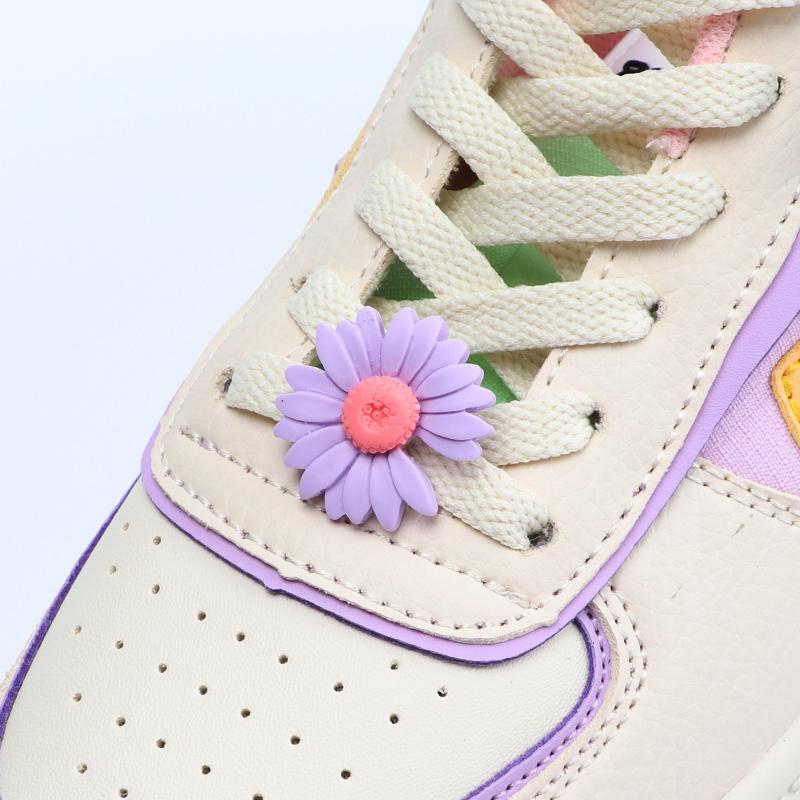 1 Pcs Chrysanthemum Sunflowers Shoes Charms Clip Little Daisy Flower Shoelaces Decoration Garden Shoe Accessories Buckle Women