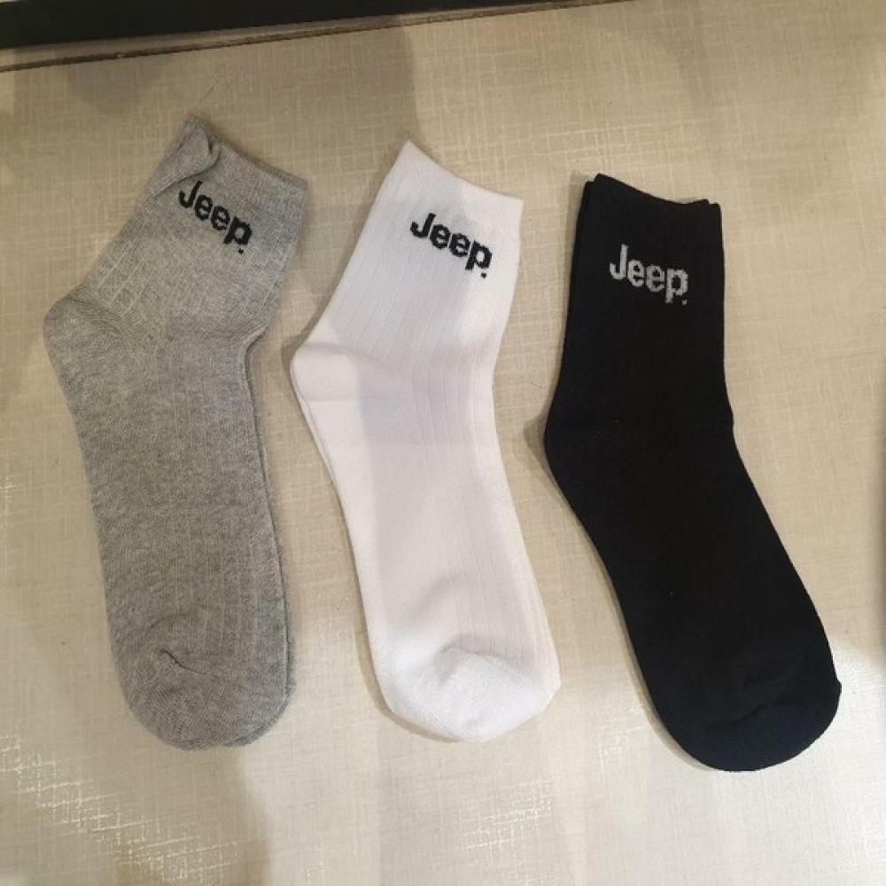 Jeep Kids Mario Rib Mid Crew Socks Kn0gsu001 3 Colors