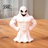 Оригинальный подарок для друзей 3D-печатная фигурка призрака Баффа, Забавная мускулистая фигурка для рабочего стола, Прочный настольный аксессуар-украшение, Жуткий декор на Хэллоуин, Для дома