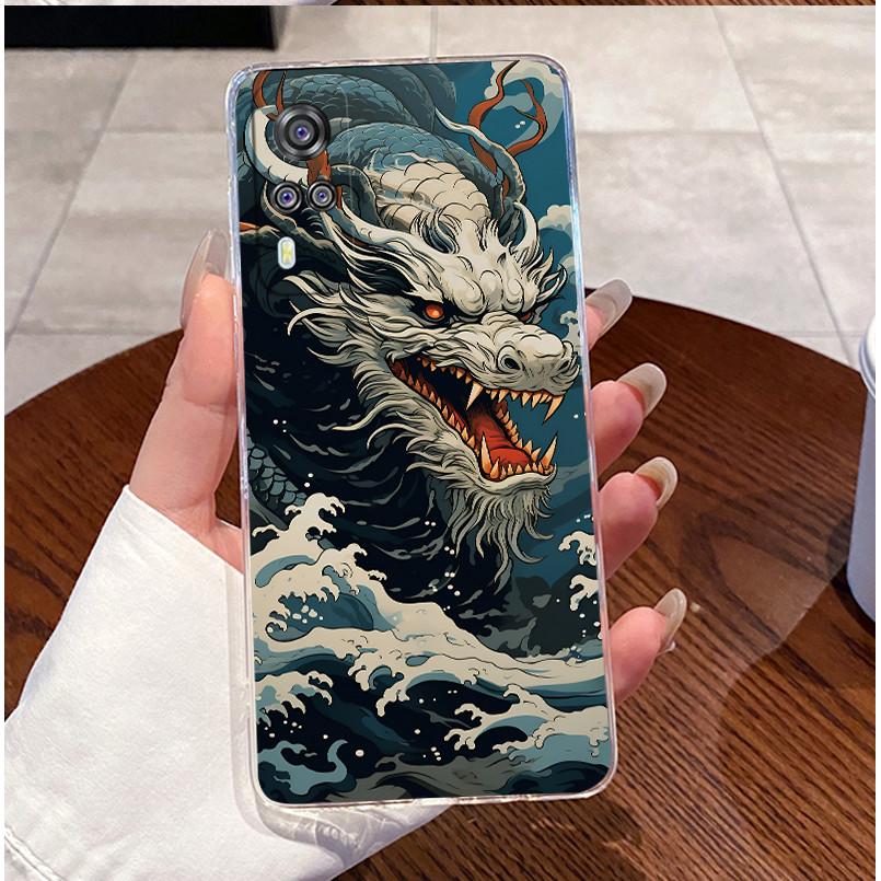 For Vivo Y31 2021 Y51 2020 Y53S Case V2036 V2030 Love Heart Rabbit Slim Clear Soft Silicone Back Cover For Vivo Y 31 Y 51 Casing