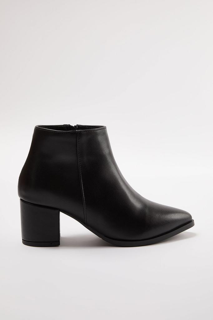 Modische Stiefeletten mit flachem Absatz für Damen, schwarze Halbstiefel mit Reißverschluss und Blockabsatz