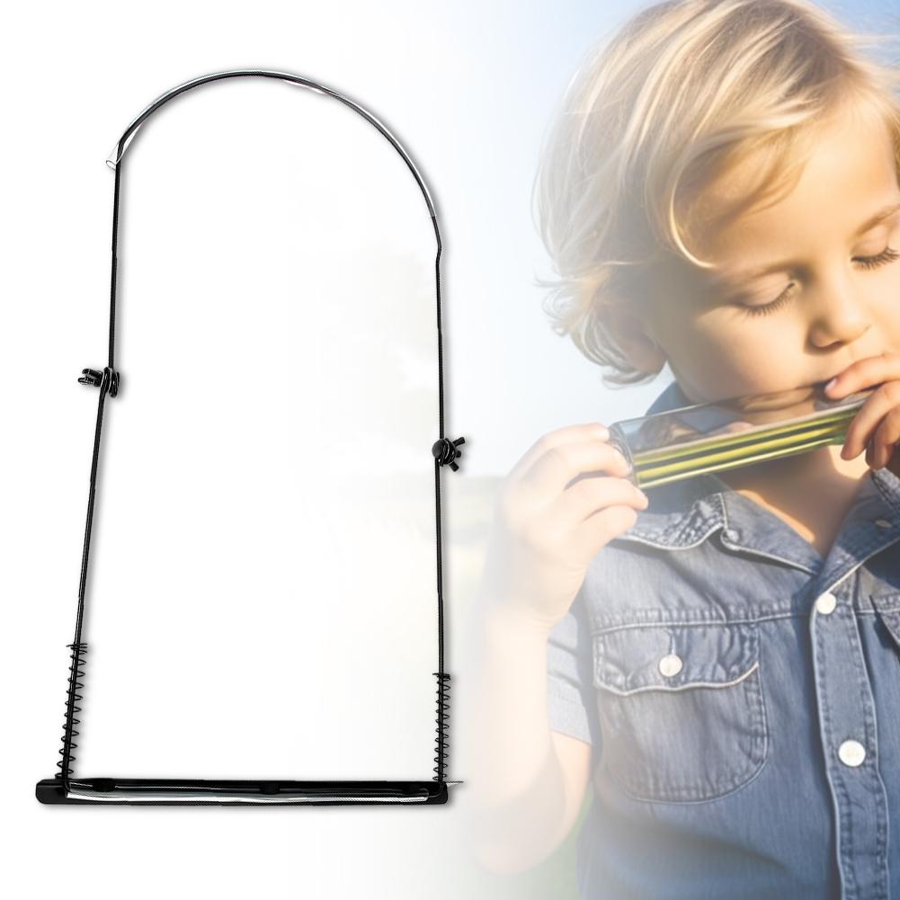 24 Holes Harmonica Neck Holder Metal Hands Free Harp Neck Brace Adjustable Mouth Organ Support Harp Rack Stand Harmonicas Clamp China Mainland