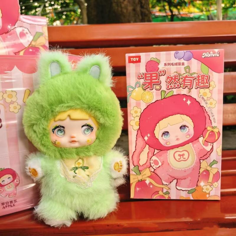 Nommi V3 Interesting Fruits Series Plush Doll Blind Box Stuffed Mystery Collectible Toy Bag Charm Pendant Birthday Gift