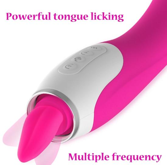 Oral Sex Licking Tongue  Breast Suction Cup Vibrating Clitoral Massager Clitoral s