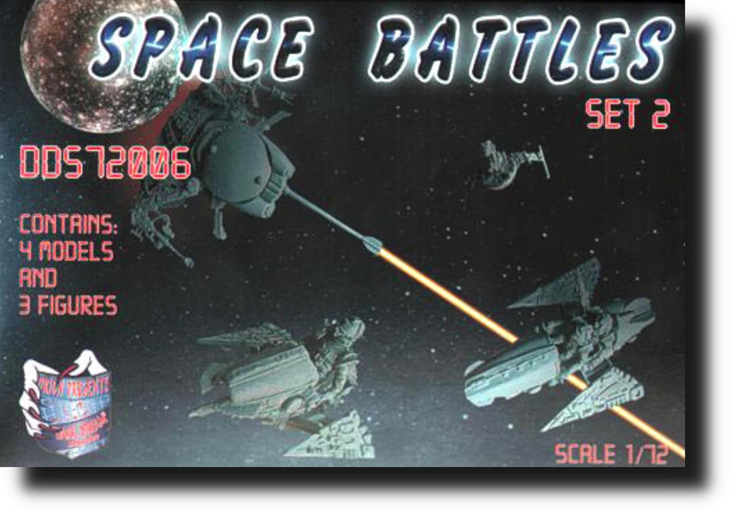 

Orion Space War 3 space 3 1 mechanical invader Plastic model ORD7206 1/72 set.2 fighters, pilots, (DDS brand)