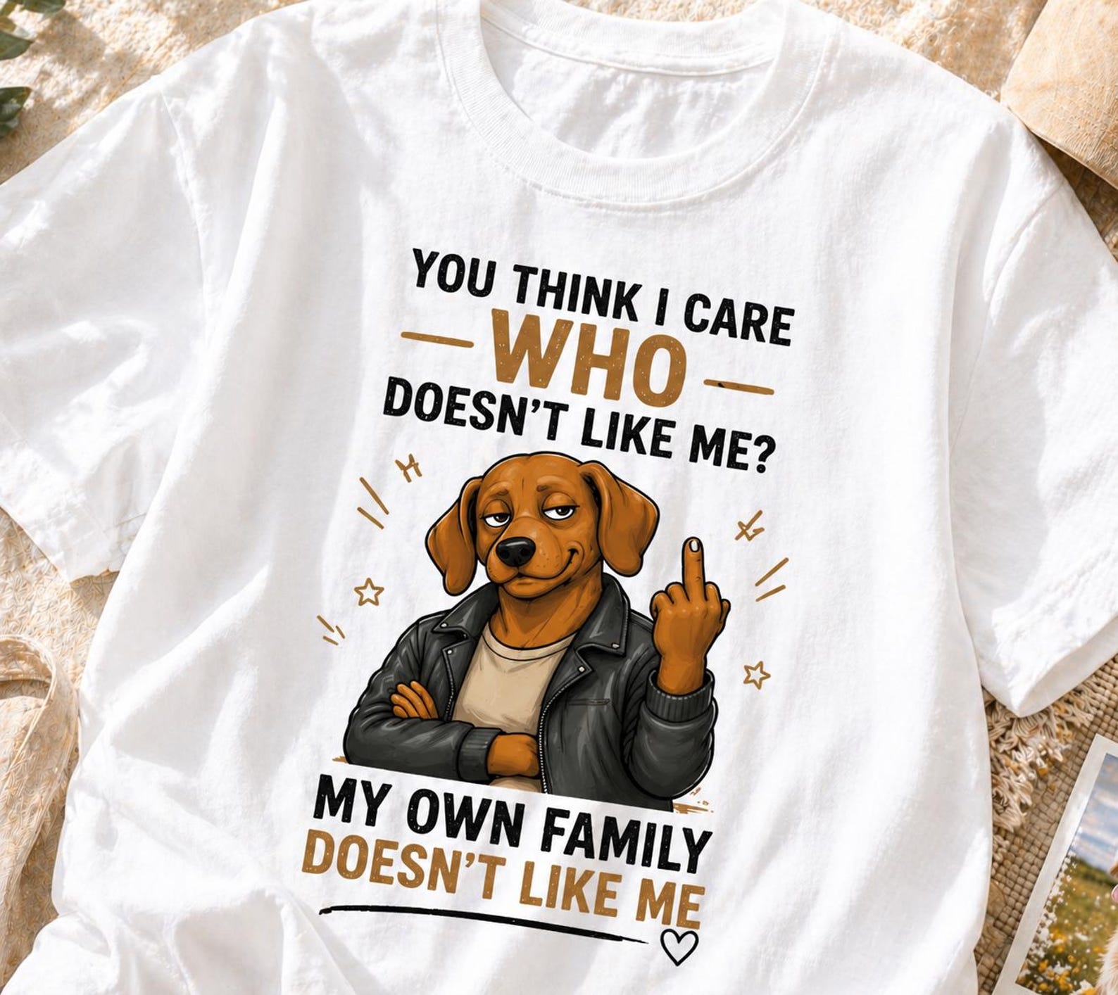 Sarcastic Dachshund T-Shirt – Wiener Dog Graphic Tee, Funny Dog Lover Shirt 3XL