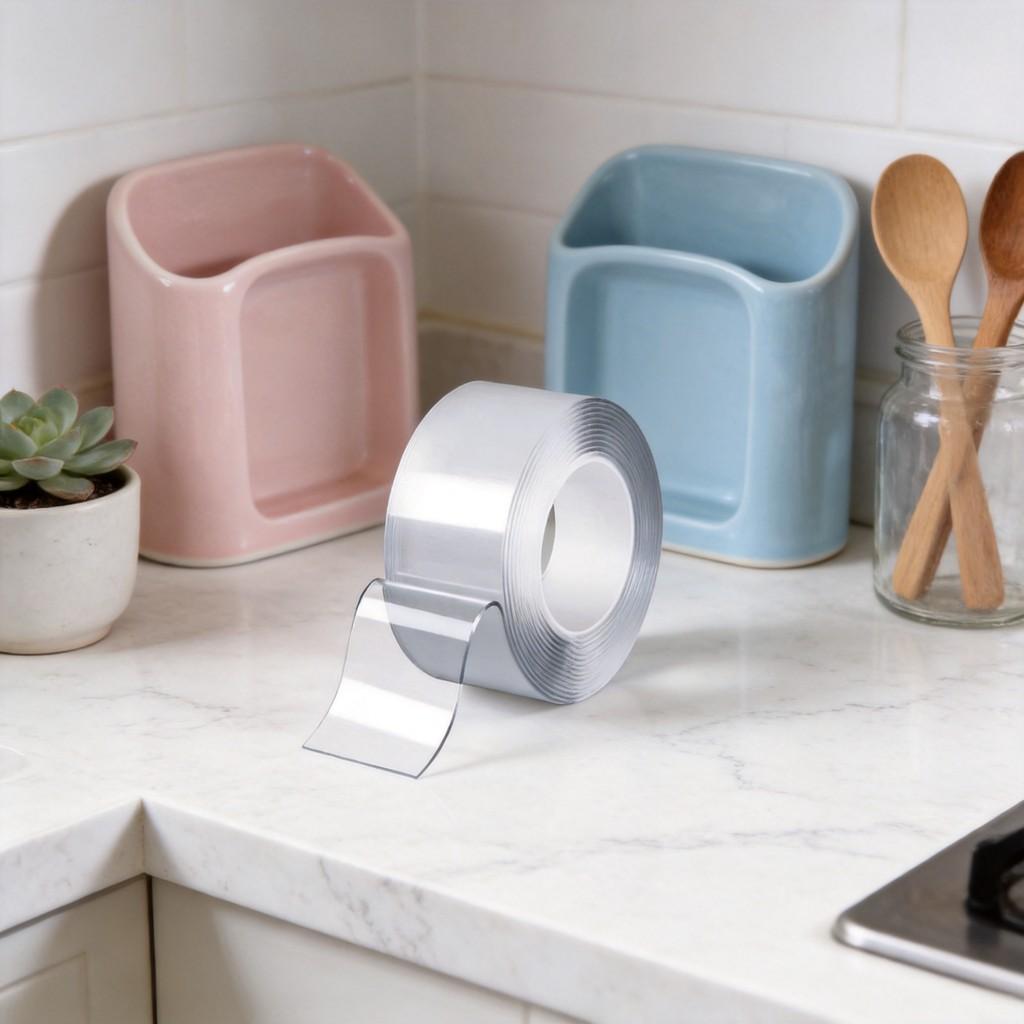 Nano Doublesided Adhesive Tape For Wall Mounting And Home Organization