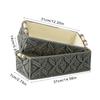 Multipurpose Sturdy Cotton Weave Storage Box Accessory for Tissues and Remote Controls Stylish Home Decoration