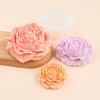 3D Pfingstrose Silikonform DIY Relief Blume Seife Gipsform Heimdeko Schokolade Kuchen Eis Backwerkzeug