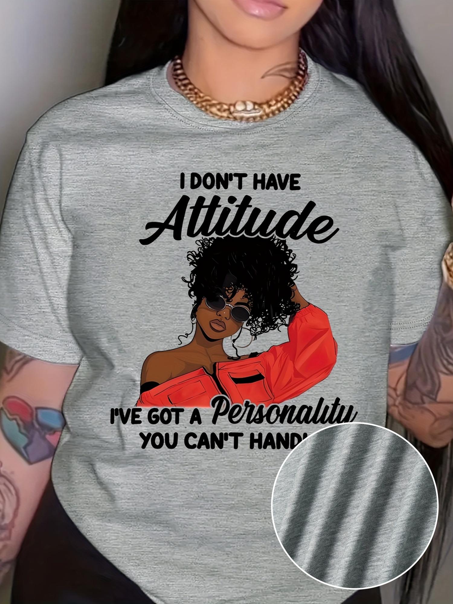 Attitude Personality Graphic T-shirt XXXXL