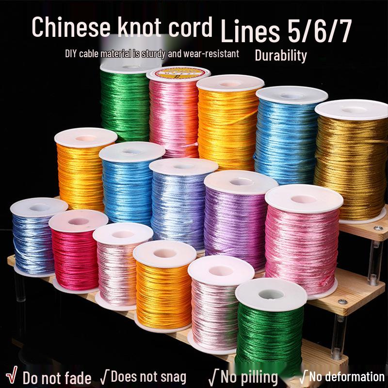 

Colorful Chinese Knot Cord for DIY Bracelets & Necklaces