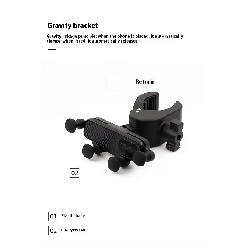 For Volkswagen Amarok Car Phone Holder Magnetic Gravity Mount Dashboard A-Pillar Armrest Cup Holder Car Interior Accessories