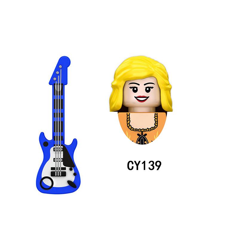 CY134 LG1015 WM989 Singer Building Blocks Jobs Assemble Bricks Cute Action Toy Figures Small Dolls Gifts For Children Kids