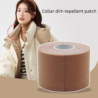 Self-Adhesive Collar Guard Tape – Disposable Sweat-Absorbing Stickers for Shirt Collars, Prevents Makeup & Dirt Stains