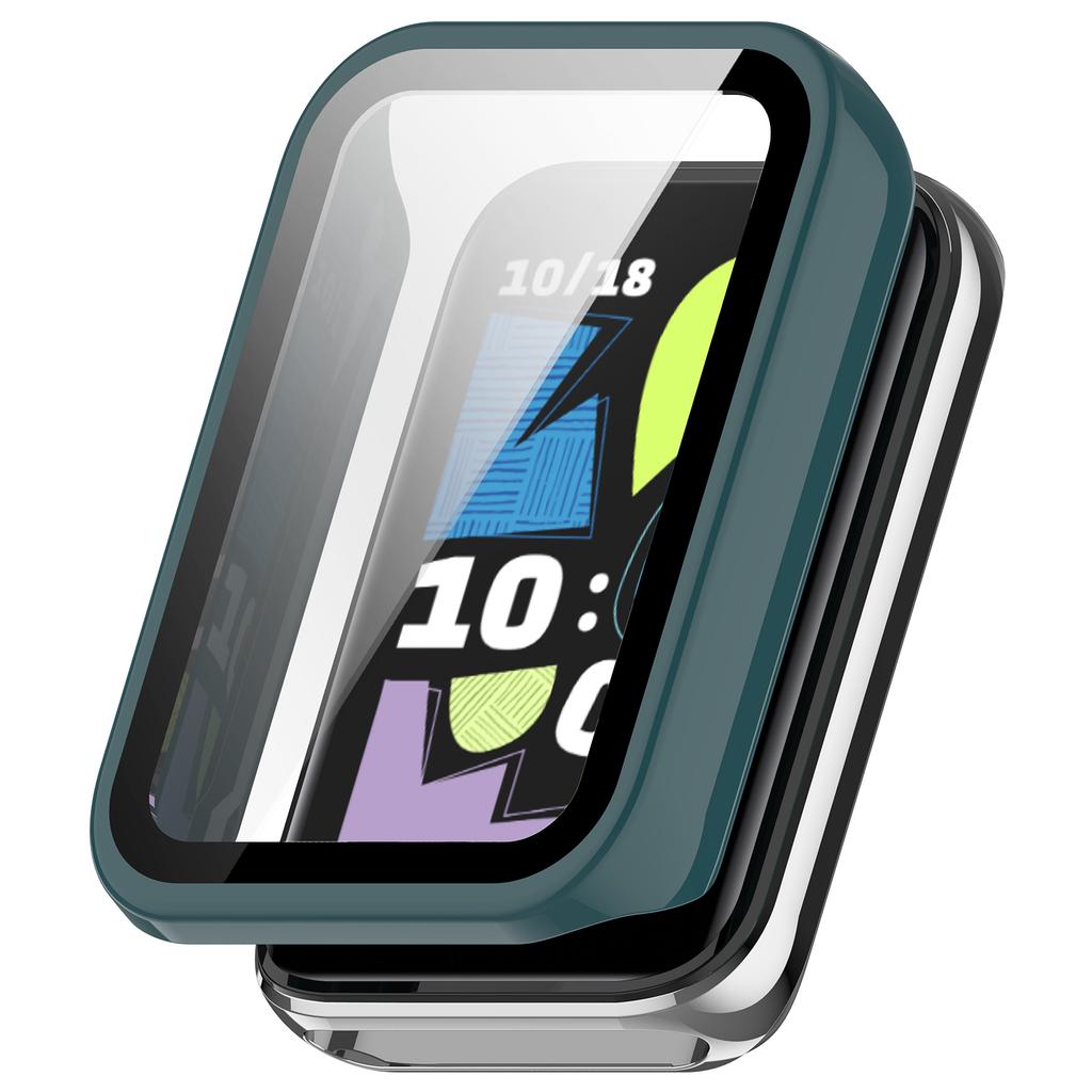 For Honor Band 10 Watch Case PC Frame Cover with Tempered Glass Screen Film