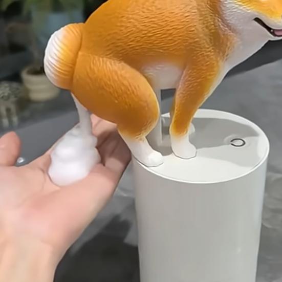 Automatický bezdotykový dávkovač mýdla Design ve tvaru psa Pěnový mycí prostředek na ruce Technologie infračerveného senzoru Mýdlová pumpa